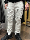 jeans white bikers junior