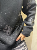 Maglione Cross Diamond