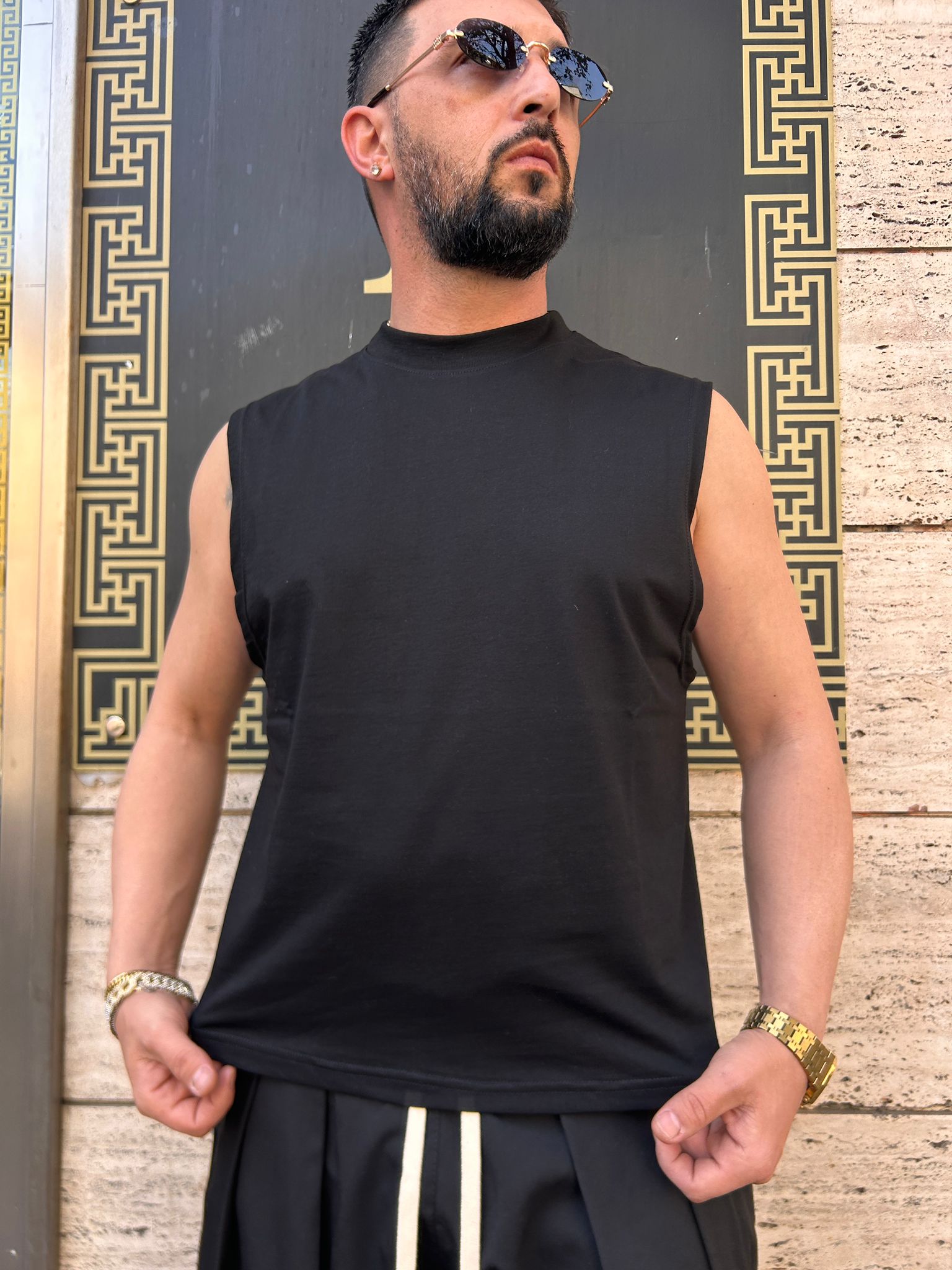 T-shirt giromanica Vip