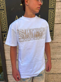 t-shirt saint junior gold