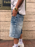 pantaloncino jeans  cristal