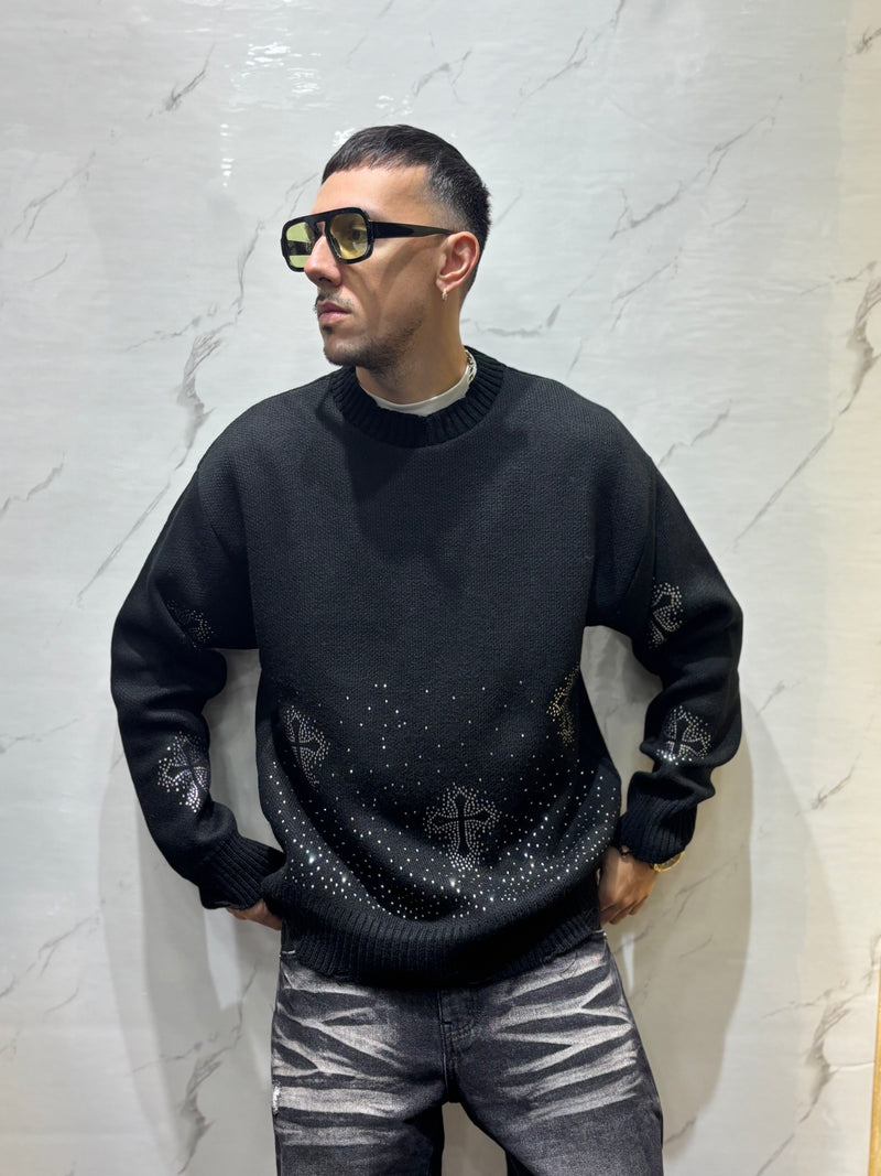 Maglione Cross Diamond