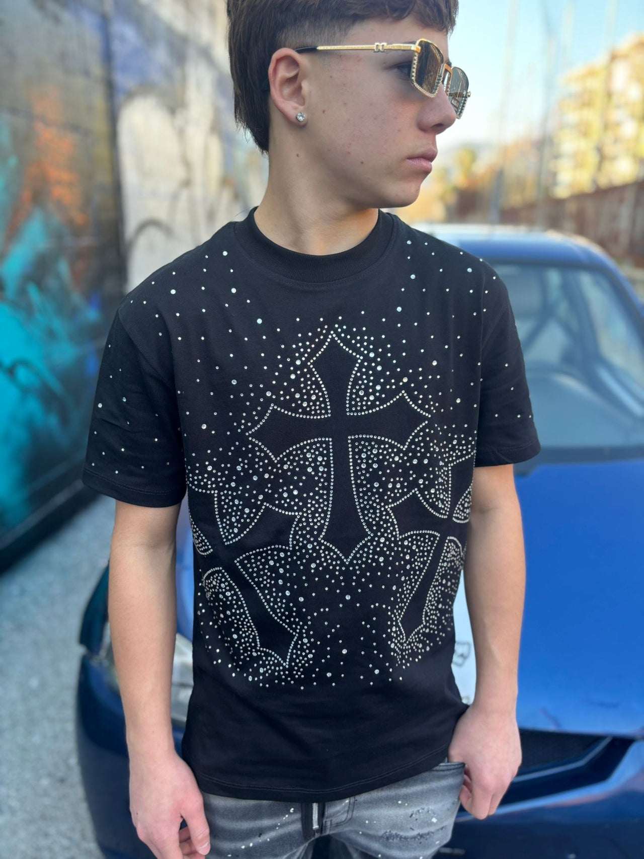 T-Shirt Junior Black Diamond