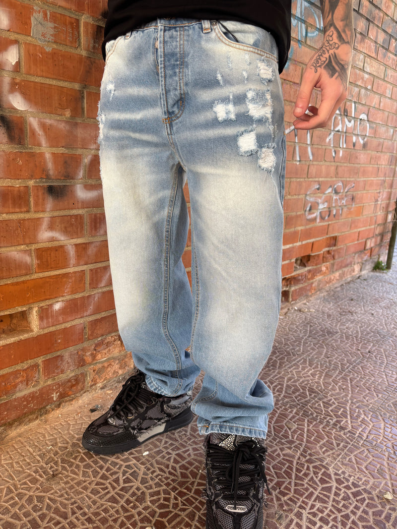 Jeans Graffiato Chiaro