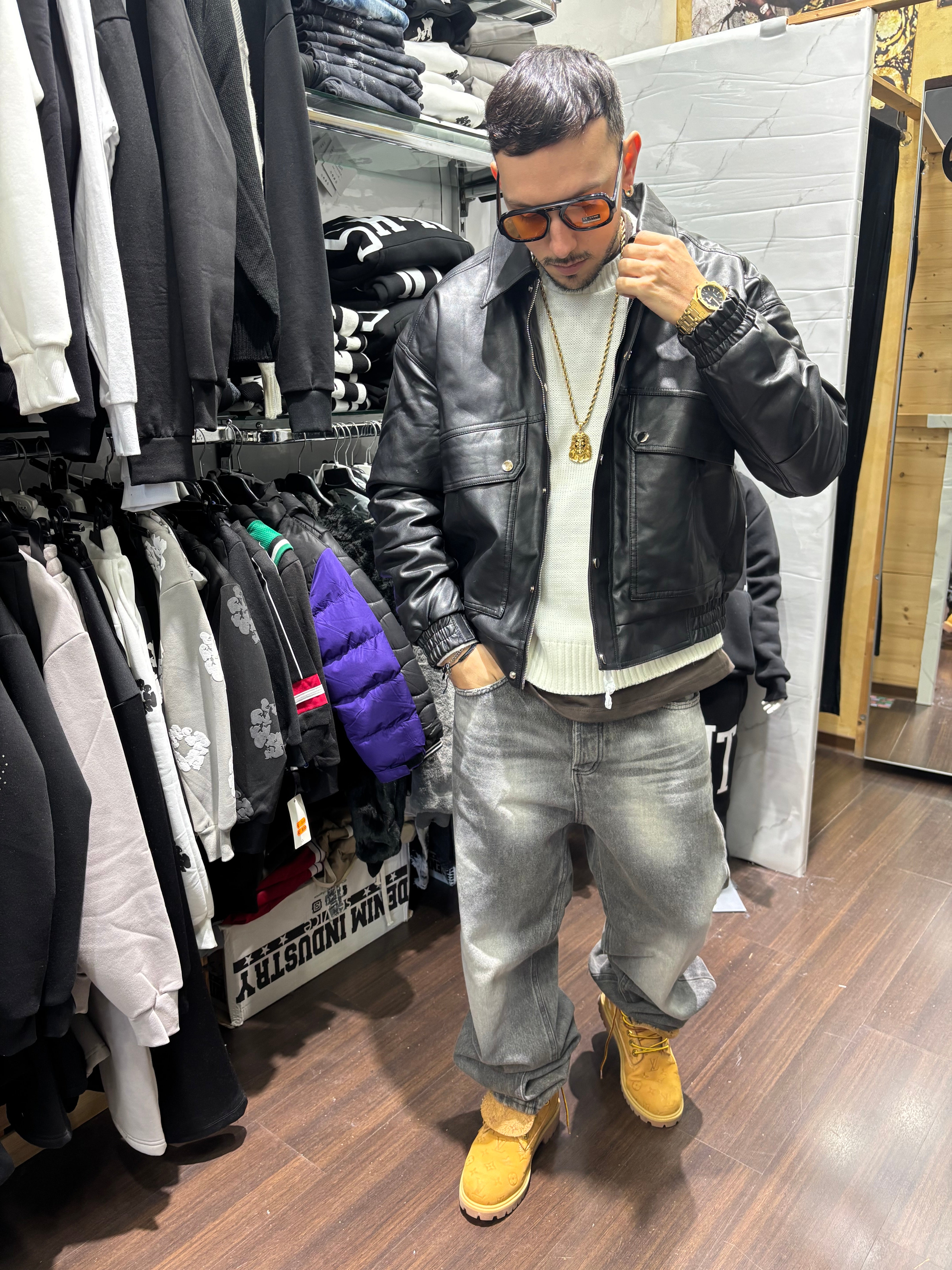 Giacca Winston ecopelle