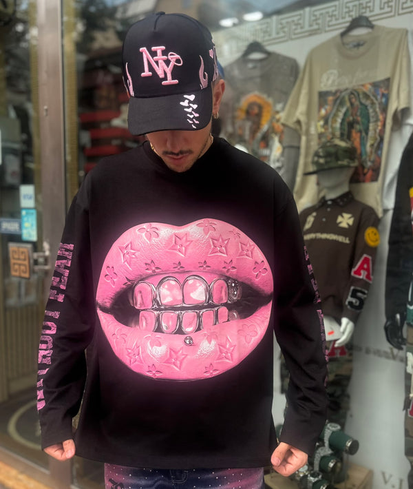Longsleeve Kiss Pink