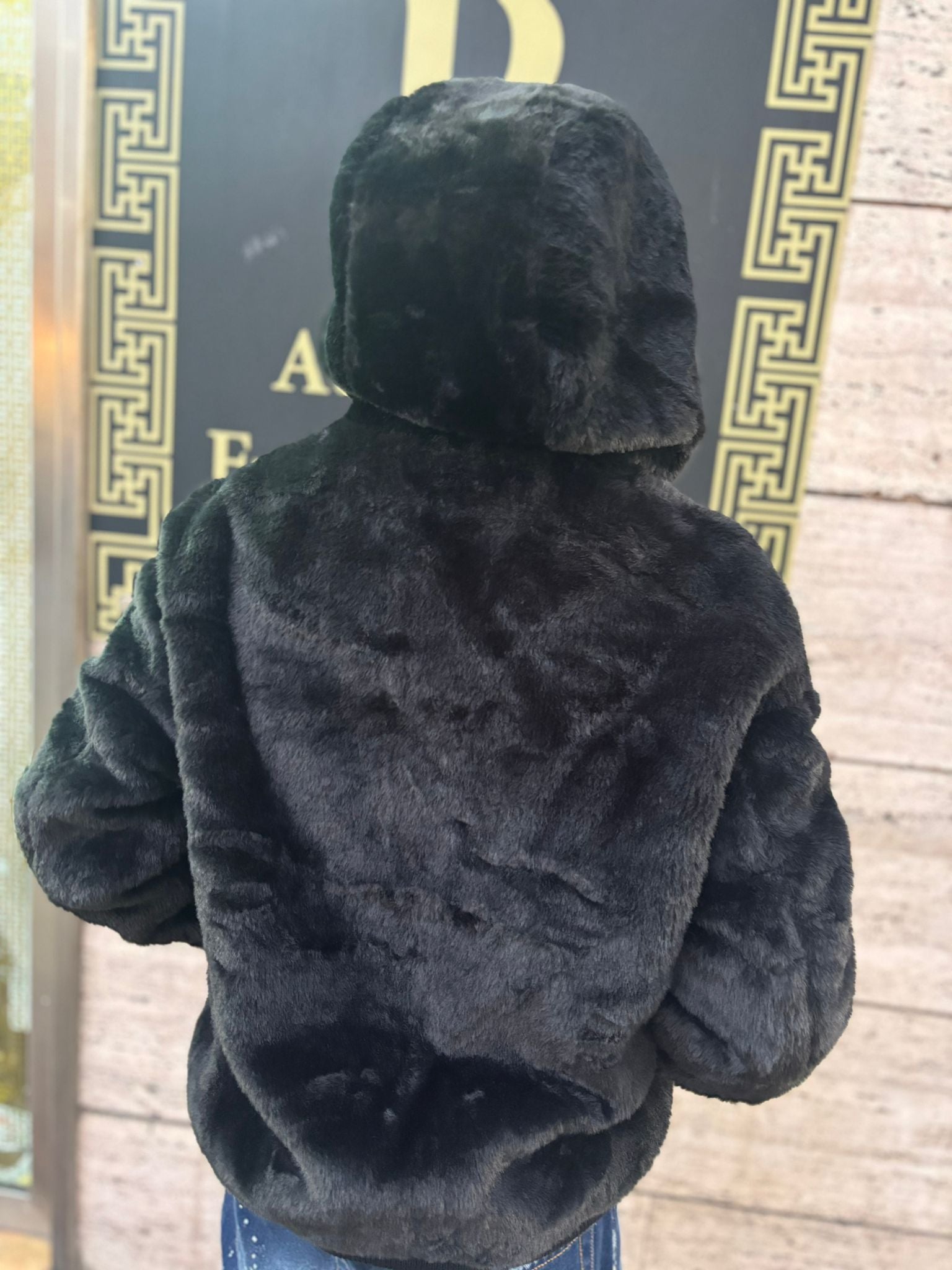 Pellicciotto reversibile junior