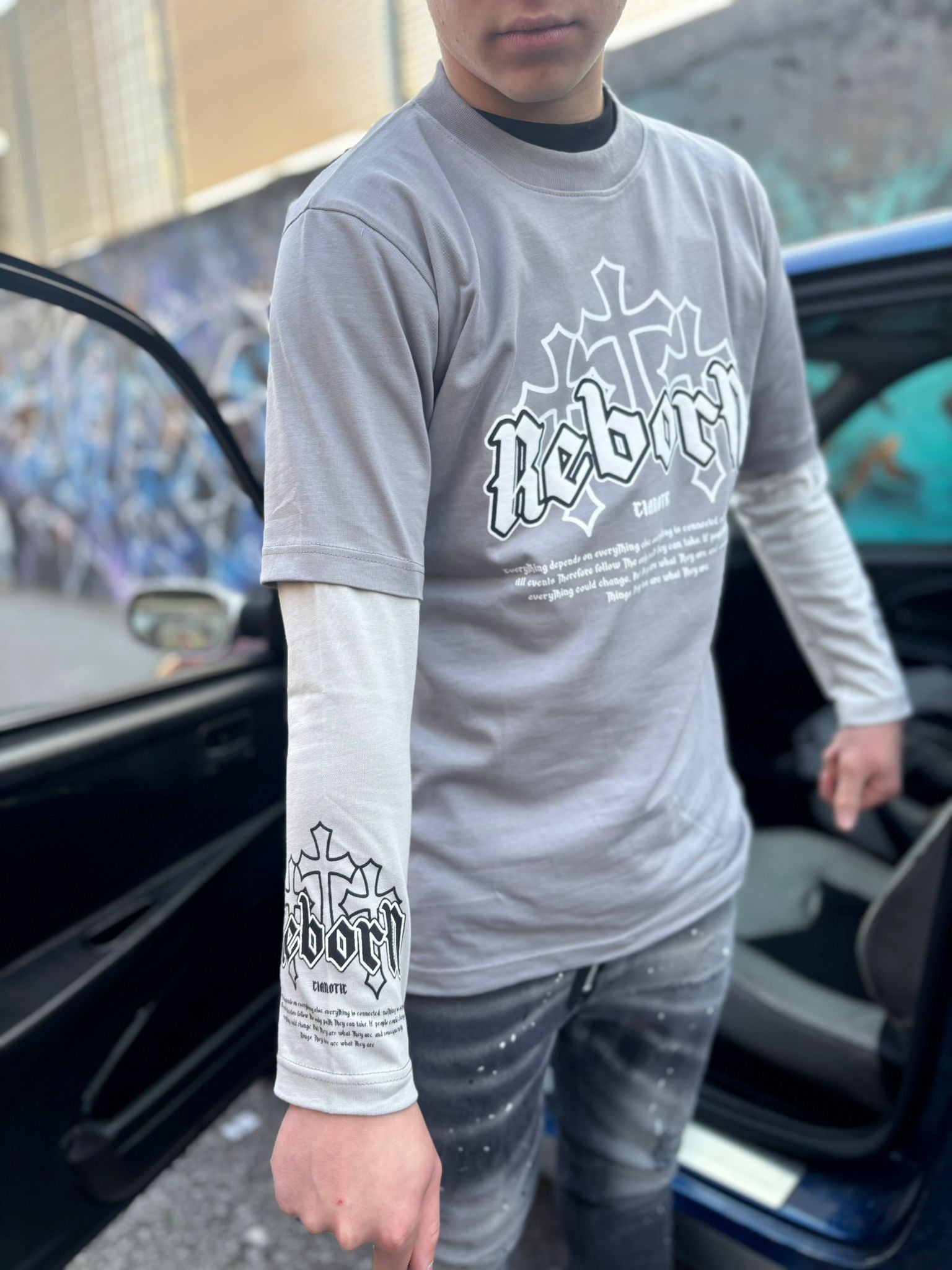 Long Sleeve Cianotic Grigia