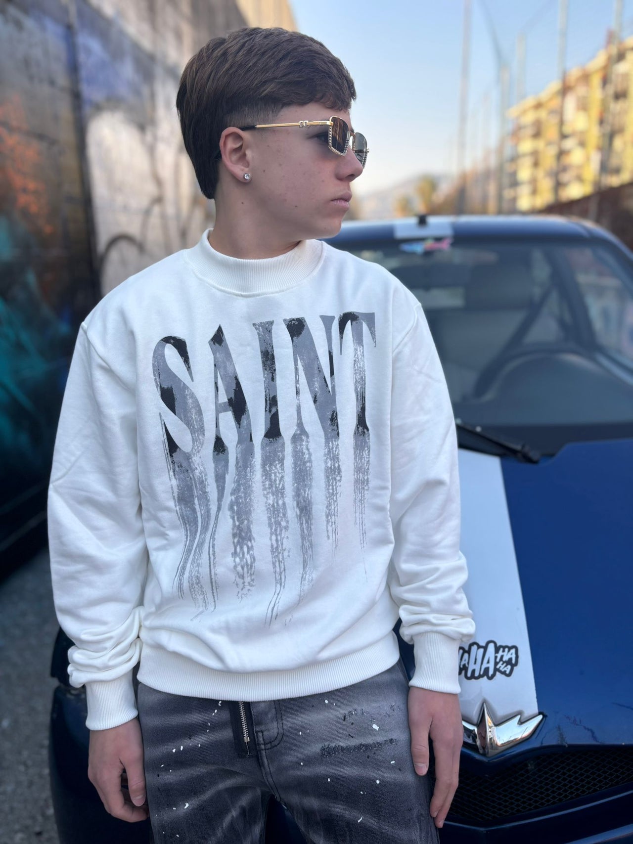 Felpa Junior Saint Bianca