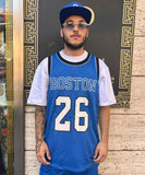 coordinato basket blue