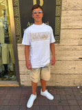 t-shirt saint junior gold