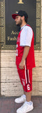 coordinato basket red