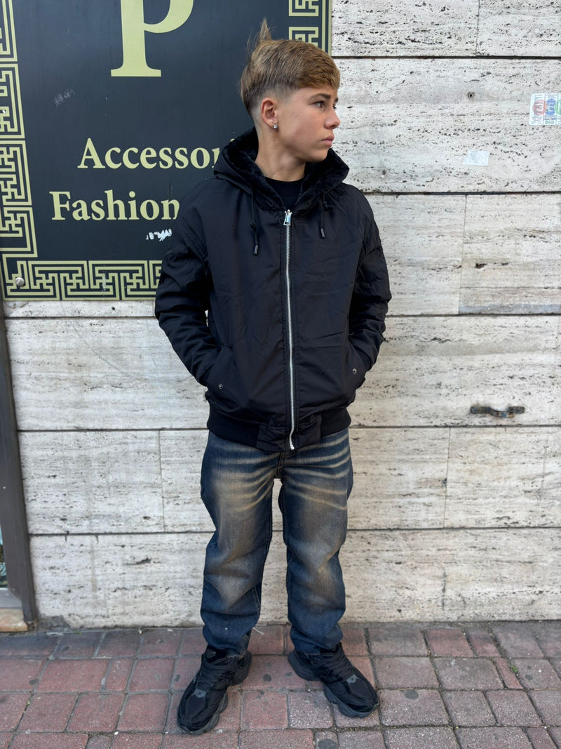 Pellicciotto reversibile junior