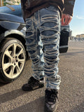 Jeans Ripped Blu Chiaro