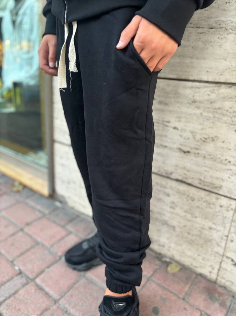 Pantalone Tuta Black Junior