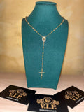 Collana Rosario Gold con Perle