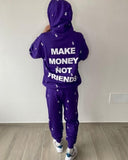 MAKE MONEY NOT FRIENDS - Tuta Viola